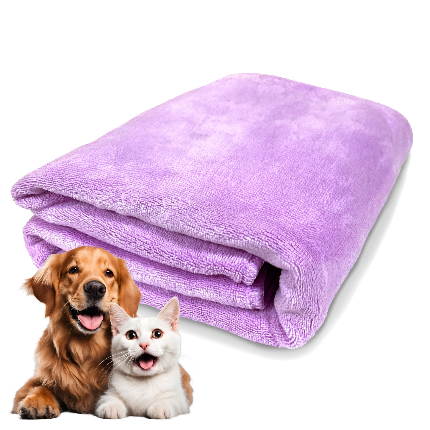 Dog Towel for Drying Dogs Extra Large, Super Absorbent Soft Microfiber Quick Dry Pet Bath Grooming Towels for Pets