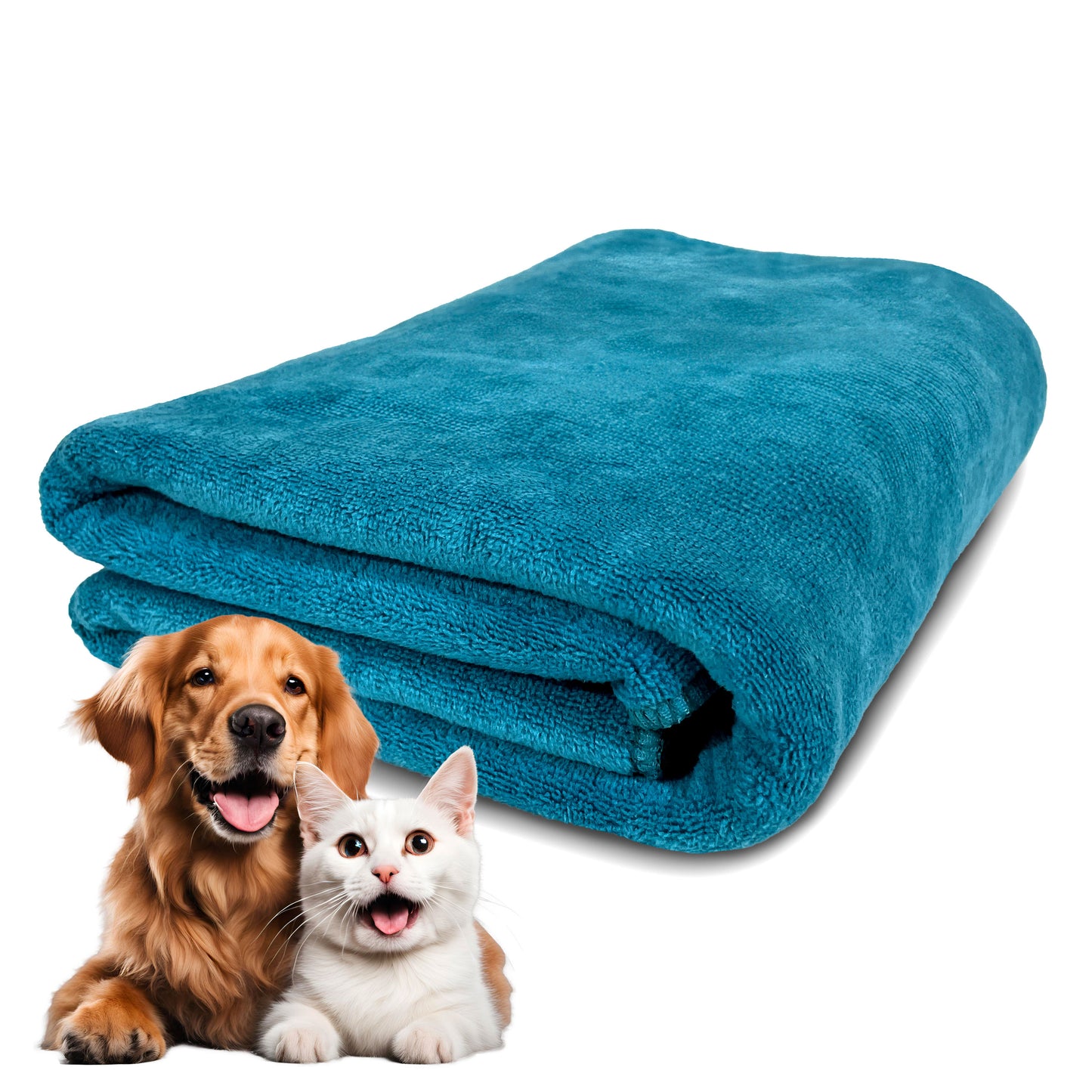 Dog Towel for Drying Dogs Extra Large, Super Absorbent Soft Microfiber Quick Dry Pet Bath Grooming Towels for Pets