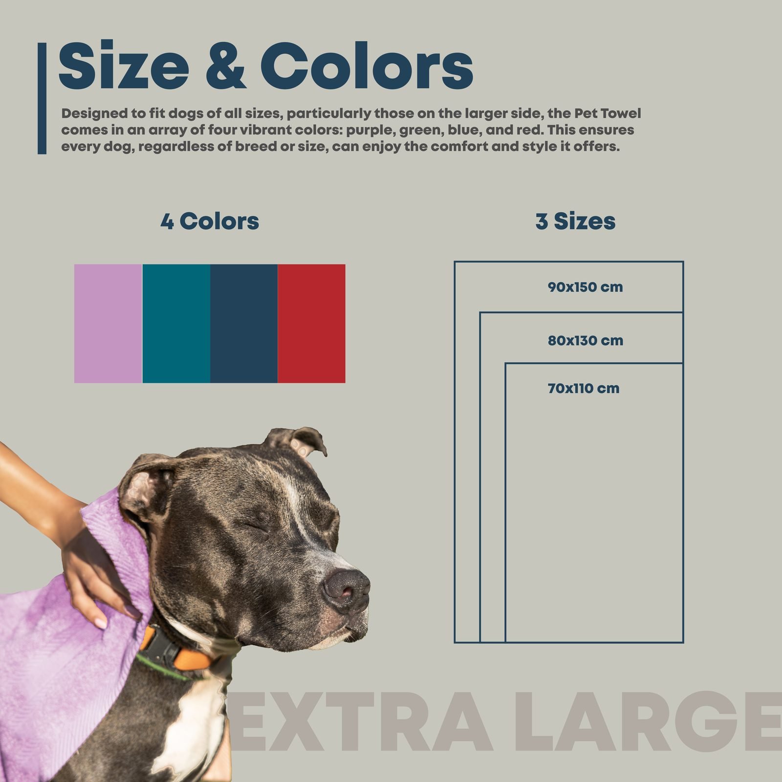 Dog Lover 789 towel details